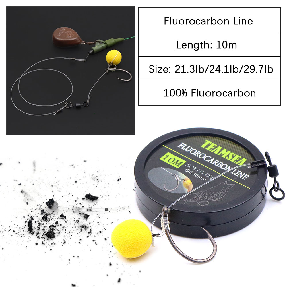 Fluorocarbon Line - Línea de pesca de carpa con