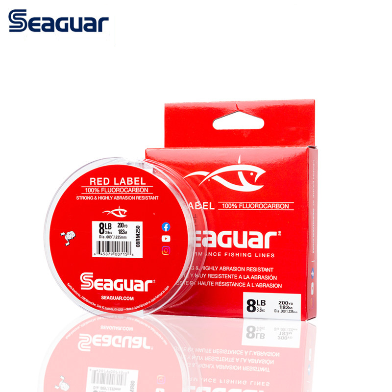 Fluorocarbon Line - SEAGUAR Red Label 160M/183M 100% JAPÓN