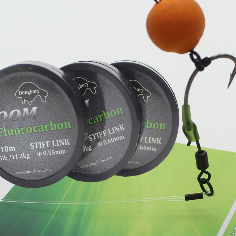 Fluorocarbon Line - Pesca de carpa Hooklink Boom fluorocarbono