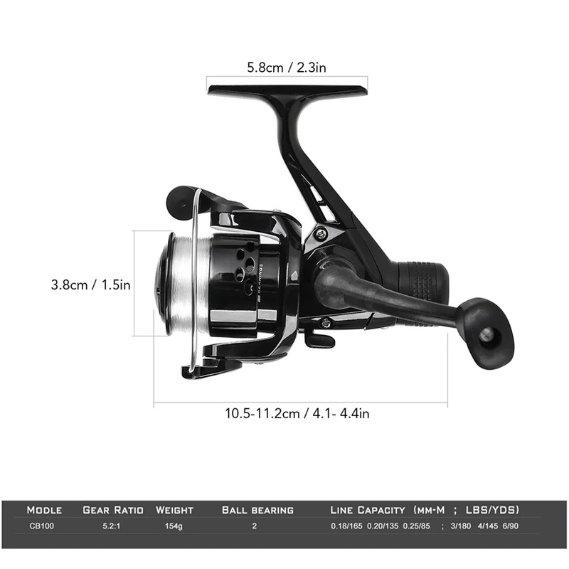 BRAVMAK 2,1/3,2 m carrete de c - Fishing Line Spooler reseña y precio